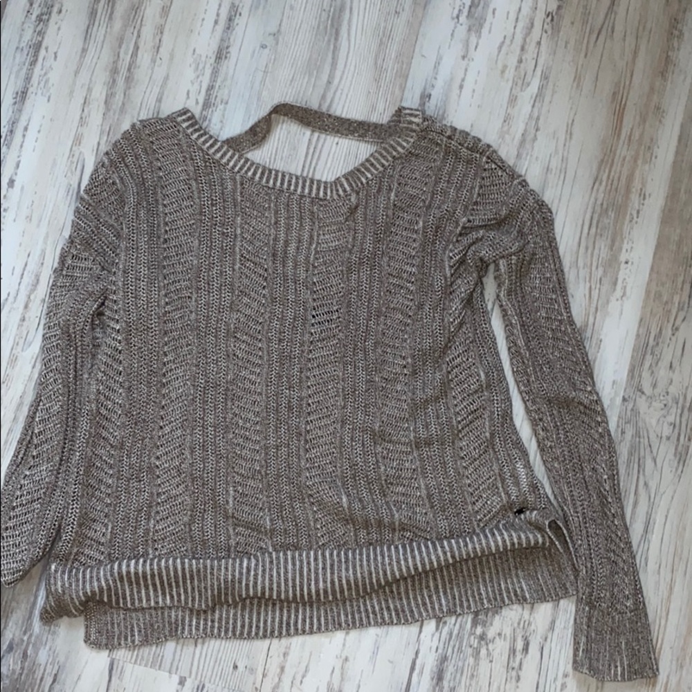 Open Back Sweater